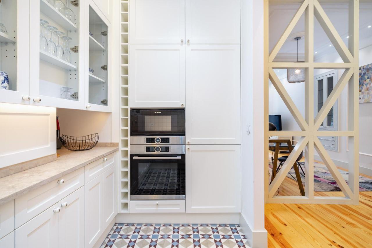Whome Luxury Stay In Prime Location W/ Ac, Lift & Private Patio Lisboa Exteriér fotografie